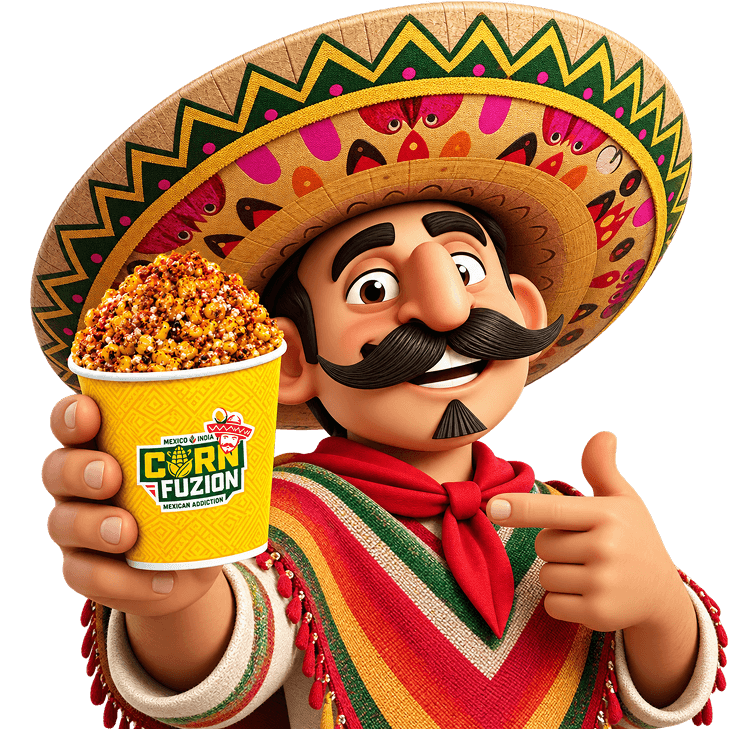 Creamy whole elote plate